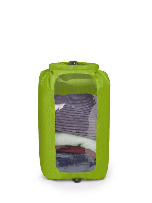 Osprey Dry Sack 35 con finestra, verde limone