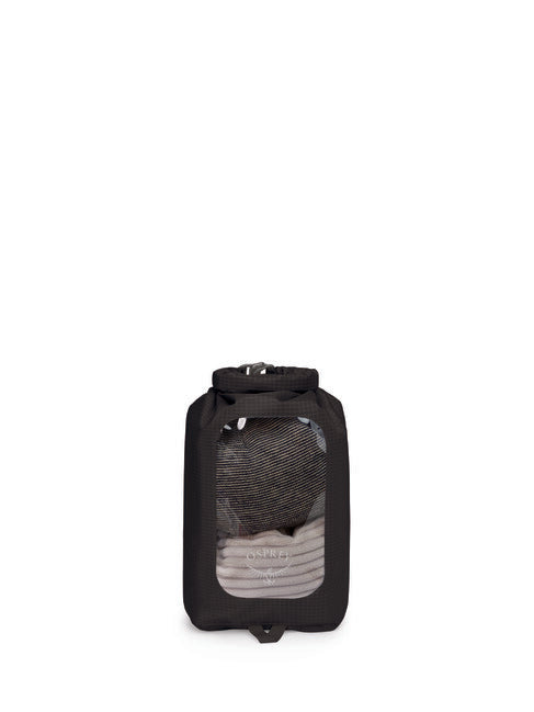 Osprey Dry Sack borsa impermeabile 6 CON FINESTRA, nera