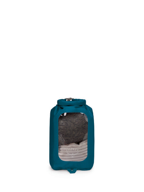 Osprey Dry Sack 6 con finestra, blu petrolio
