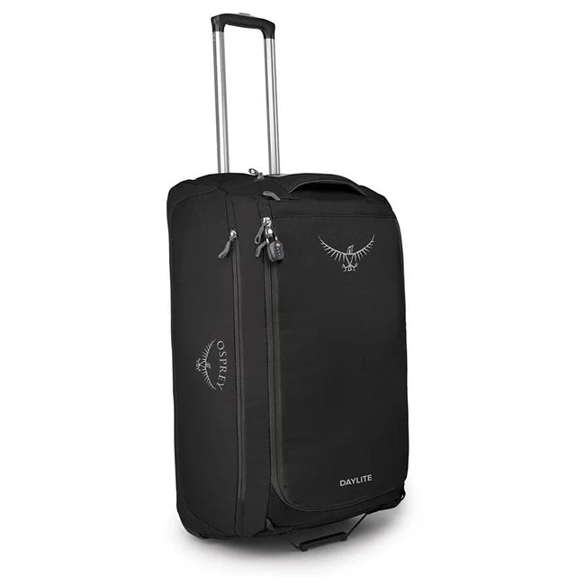 Osprey Daylite Whld Duffel borsa da viaggio con ruote 85, nera