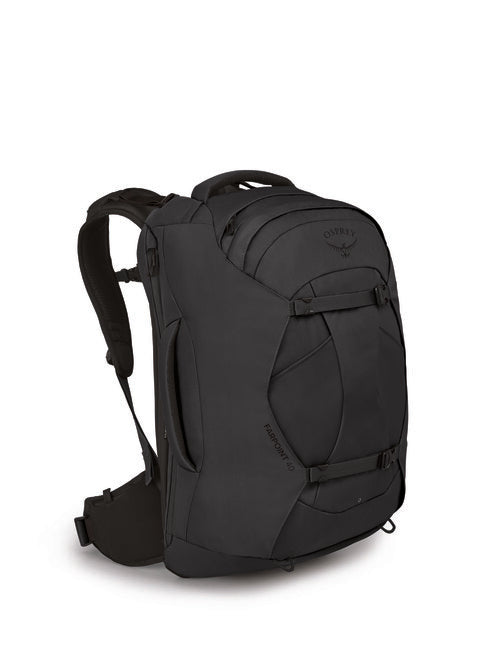 Osprey Farpoint 40 zaino da viaggio, grigio visione a tunnel