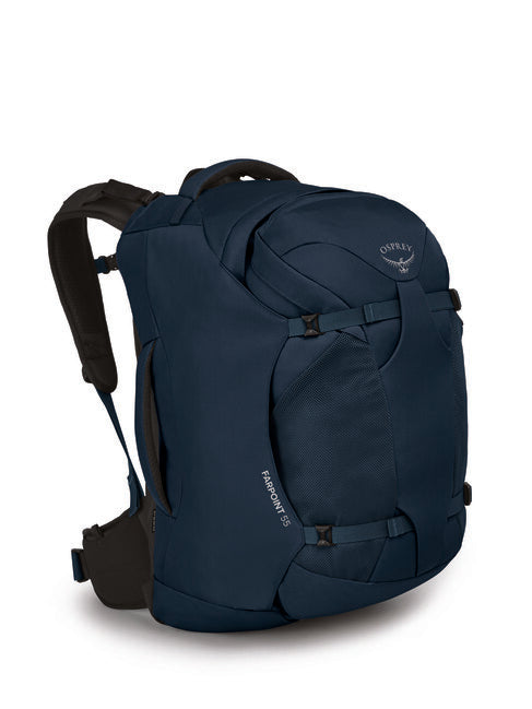 Osprey Farpoint 55 zaino da viaggio, blu spaziale tenue