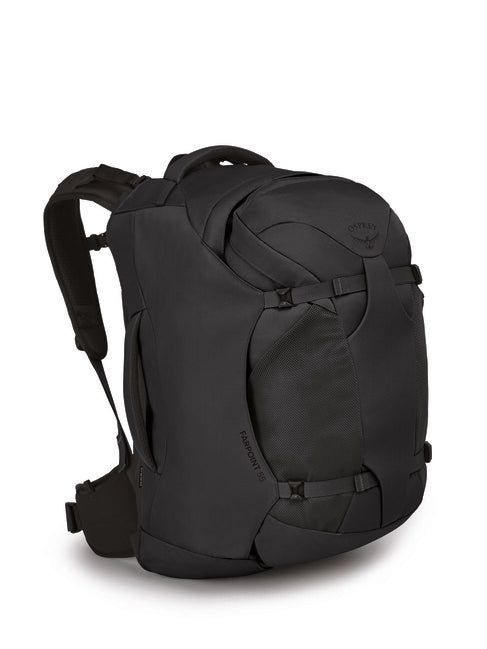 Osprey Farpoint 55 zaino da viaggio, grigio visione tunnel