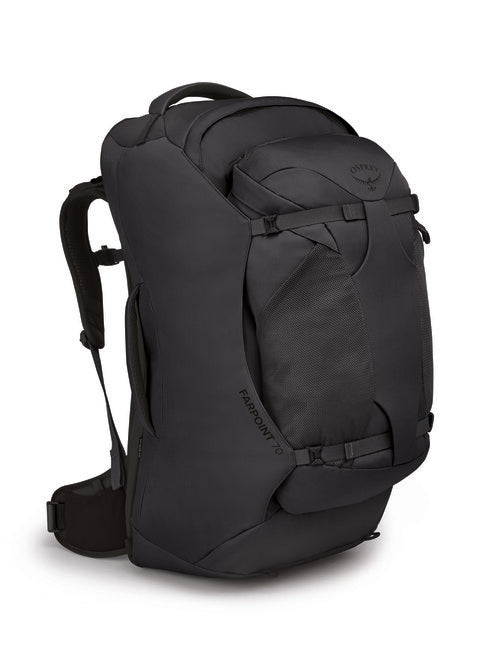 Osprey Farpoint 70 zaino da viaggio, grigio visione tunnel