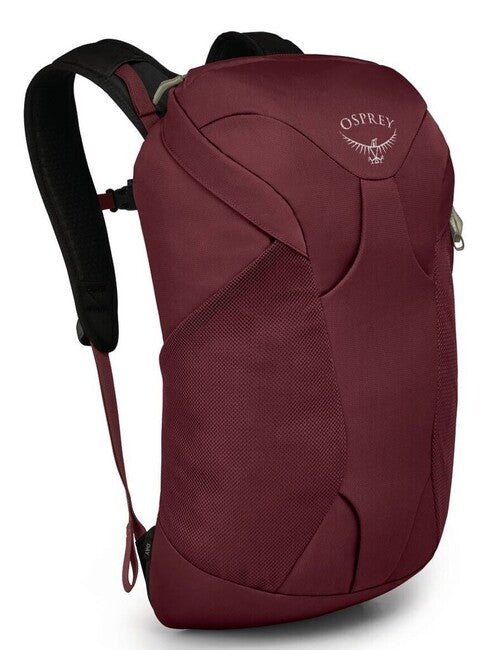 Osprey Farpoint Fairview travel daypack, rosso zircone