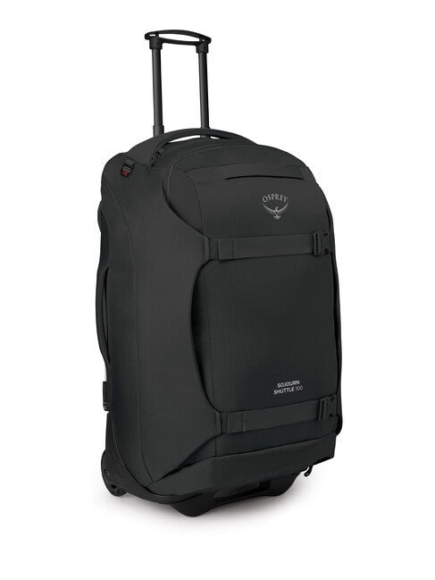 Osprey Shuttle 100 borsa da viaggio con ruote, nera