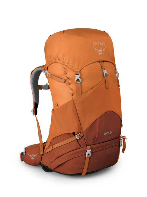 Osprey Ace 50 II zaino da trekking, orange sunset