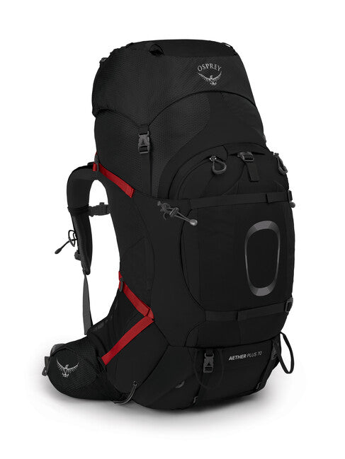 Osprey Aether Plus zaino da trekking 70, nero