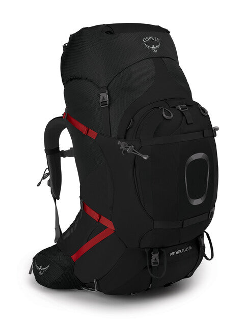 Osprey Aether Plus zaino da trekking 85, nero