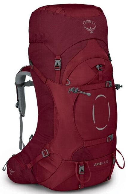 Osprey Ariel 65 II zaino da trekking, claret red
