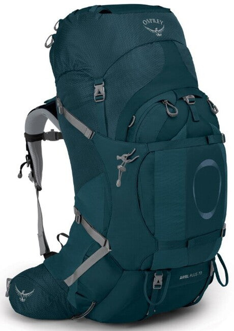 Osprey Ariel Plus 70 zaino da trekking, night jungle blue