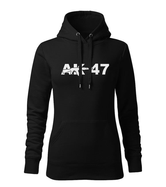 DRAGOWA Ak 47 felpa con cappuccio 320g/m2, nera