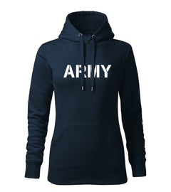 DRAGOWA felpa con cappuccio da donna army 320 g/m², blu scuro