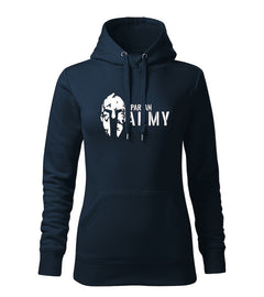 DRAGOWA felpa con cappuccio da donna Spartan army 320 g/m², blu scuro