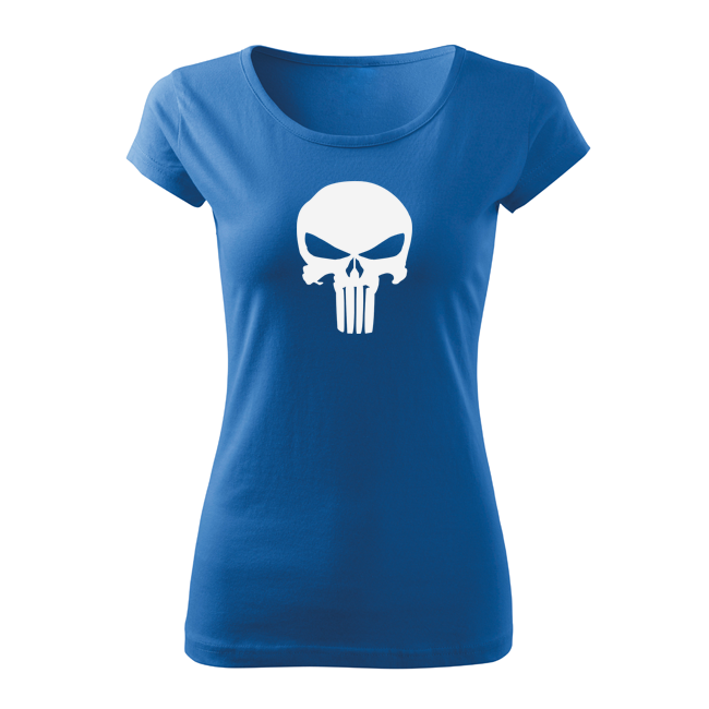 DRAGOWA Punisher t-shirt corta, blu 150g/m2