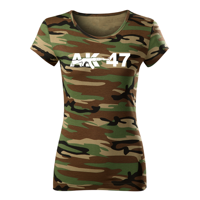 DRAGOWA AK-47 maglietta da donna 150g/m2, mimetico