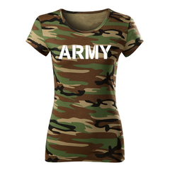 DRAGOWA t-shirt da donna army 150 g/m², mimetico