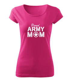 DRAGOWA t-shirt da donna army mom 150 g/m², rosa