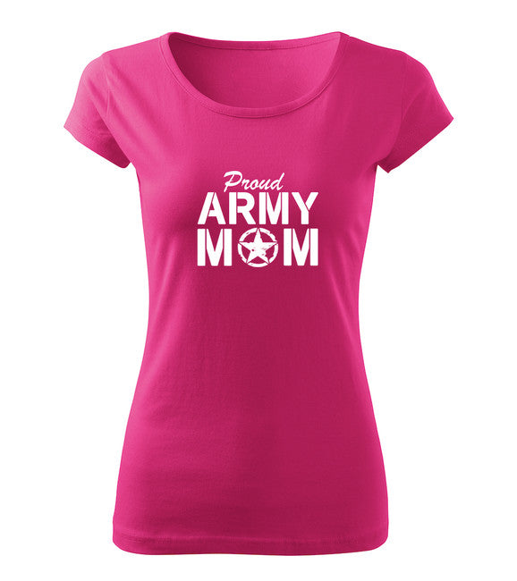 DRAGOWA Army Mom t-shirt, rosa 150g/m2