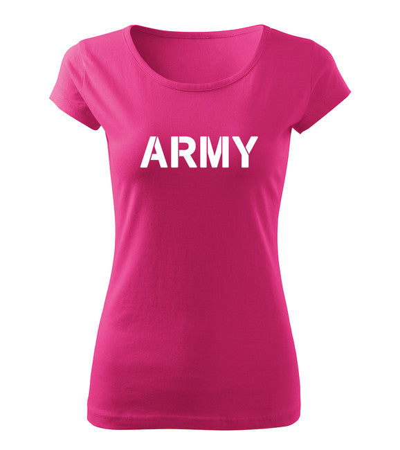 DRAGOWA Maglietta militare da donna 150g/m2 , rosa