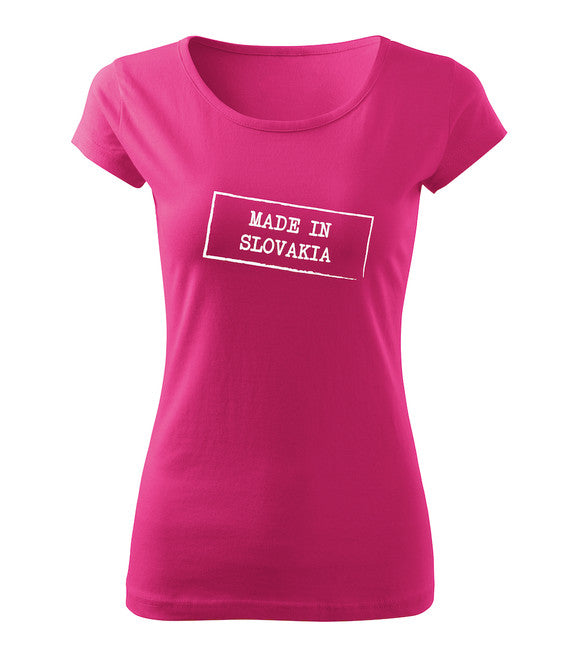 DRAGOWA Maglietta da donna made in slovakia, rosa 150g/m2