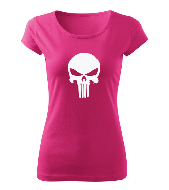 DRAGOWA Punisher maglietta donna 150g/m2, rosa