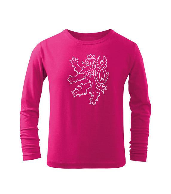 DRAGOWA Leone ceco maglietta lunga, rosa