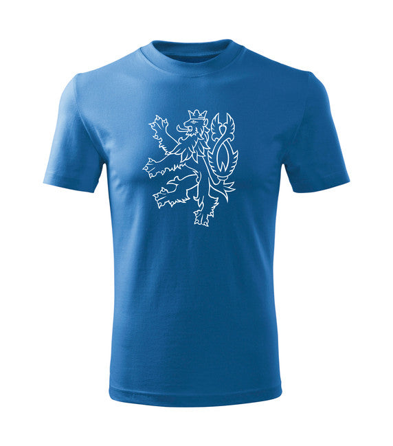 DRAGOWA Maglietta corta da bambino Leone ceco, blu