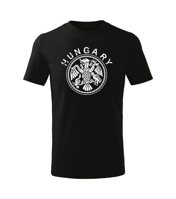 DRAGOWA Maglietta corta per bambini Hungary, nera