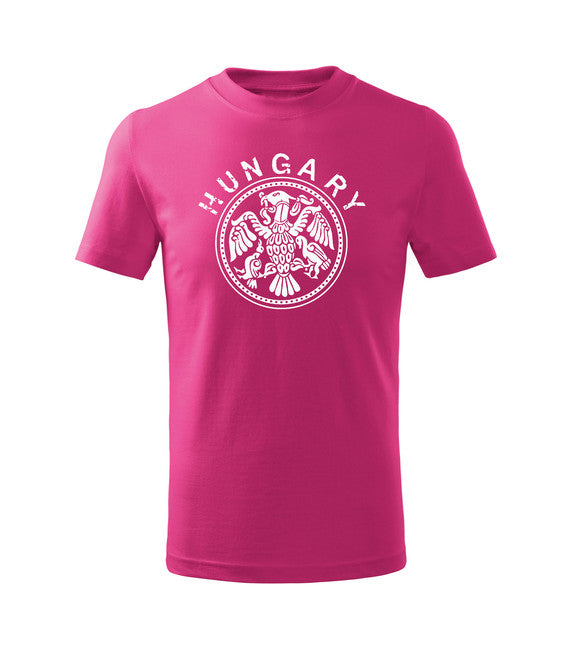 DRAGOWA Maglietta corta da bambino Ungheria, rosa