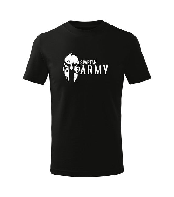 DRAGOWA Maglietta corta da bambino Esercito spartano, nero