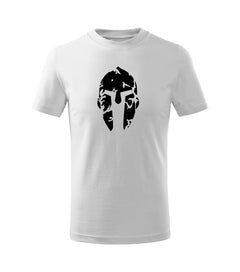 DRAGOWA t-shirt a maniche corte per bambini Spartan, bianco