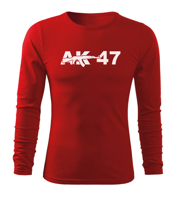DRAGOWA Ak-47 maglietta a maniche lunghe 160g/m2, rosso