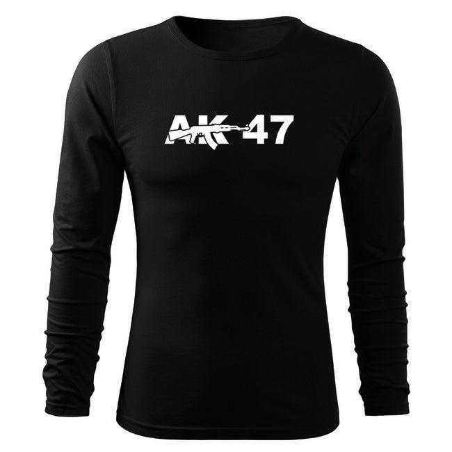 DRAGOWA Ak-47 maglietta a maniche lunghe 160g/m2, nero
