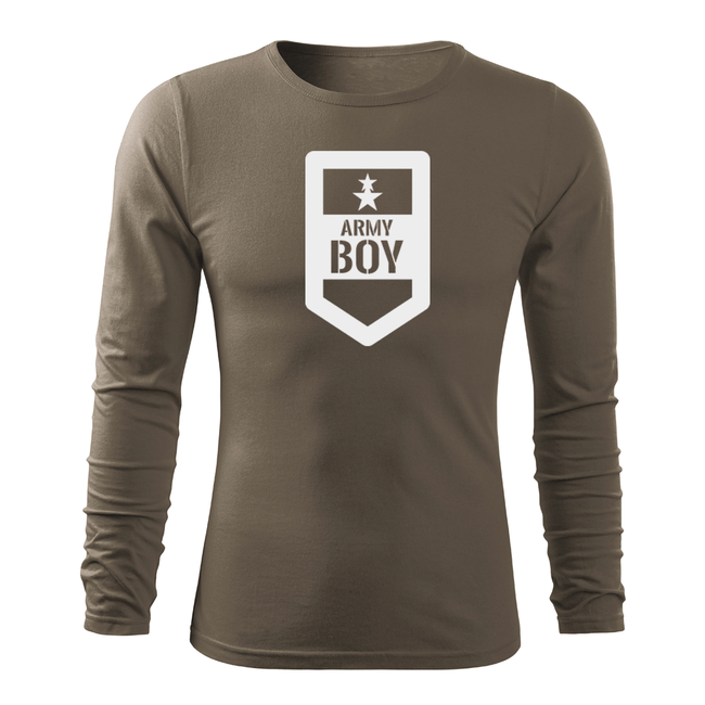DRAGOWA Fit-T t-shirt manica lunga, oliva 160g/m2