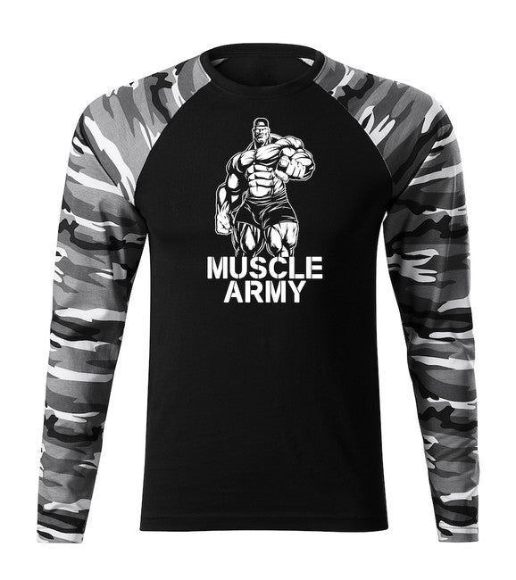 DRAGOWA Fit-T t-shirt muscolare a manica lunga, metro 160g/m2