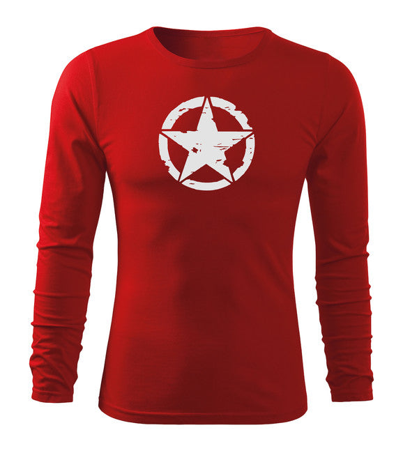DRAGOWA Fit-T T-shirt manica lunga 160g/m2, rosso stella