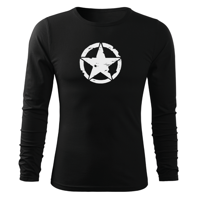 DRAGOWA Fit-T t-shirt manica lunga 160g/m2 , nero