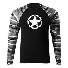 DRAGOWA Fit-T t-shirt a maniche lunghe star 160 g/m², metro
