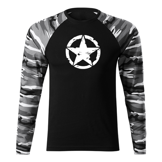DRAGOWA Fit-T t-shirt manica lunga metro 160g/m2, stella