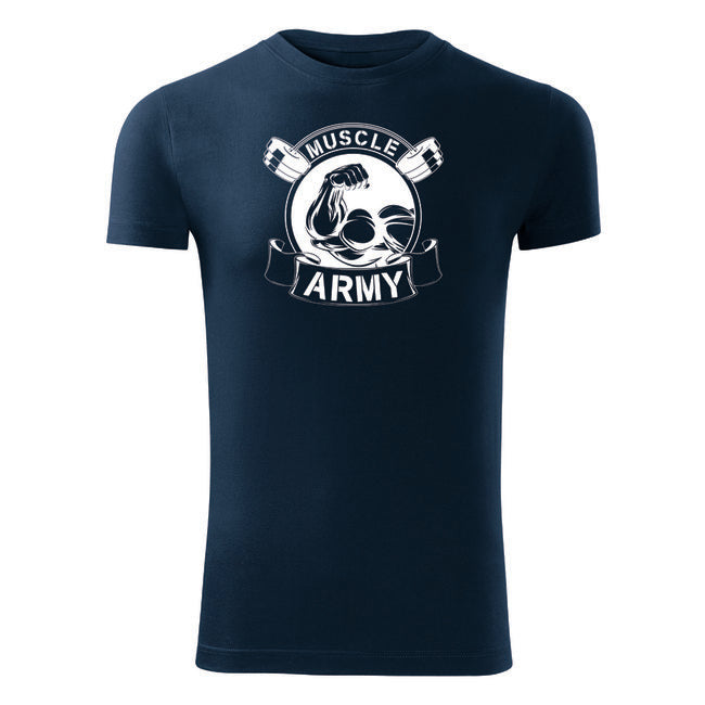 DRAGOWA Muscle army original maglietta 180g/m2, blu