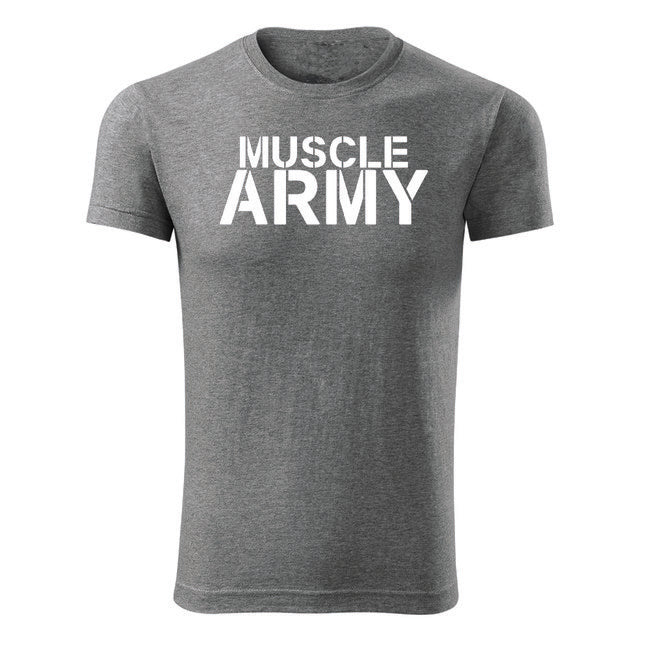 DRAGOWA Muscle Army maglietta 180g/m2, grigio