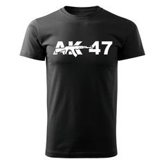 DRAGOWA t-shirt a maniche corte AK-47 160 g/m², nero