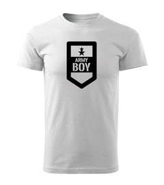 DRAGOWA κοντομάνικο μπλουζάκι army boy 160 g/m², λευκό