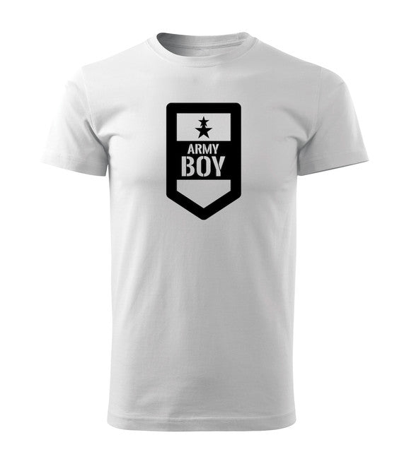 DRAGOWA T-shirt corta militare, bianca 160g/m2