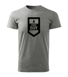 DRAGOWA κοντομάνικο μπλουζάκι army boy 160 g/m², γκρι