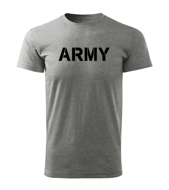 DRAGOWA T-shirt corta Army , grigio 160g/m2