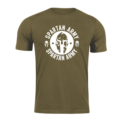 T-shirt con Motivo Spartan Army