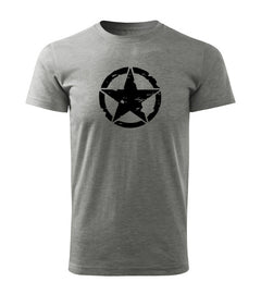 DRAGOWA short-sleeve t-shirt star 160 g/m², grey