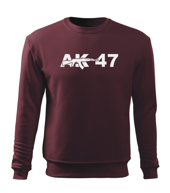 DRAGOWA Ak-47 felpa da uomo 300g/m2, bordeaux